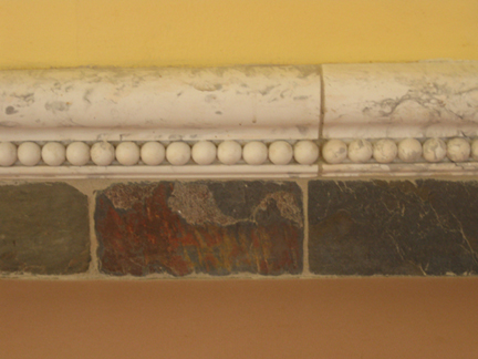 detail of the backsplash of the kitchen in 2F